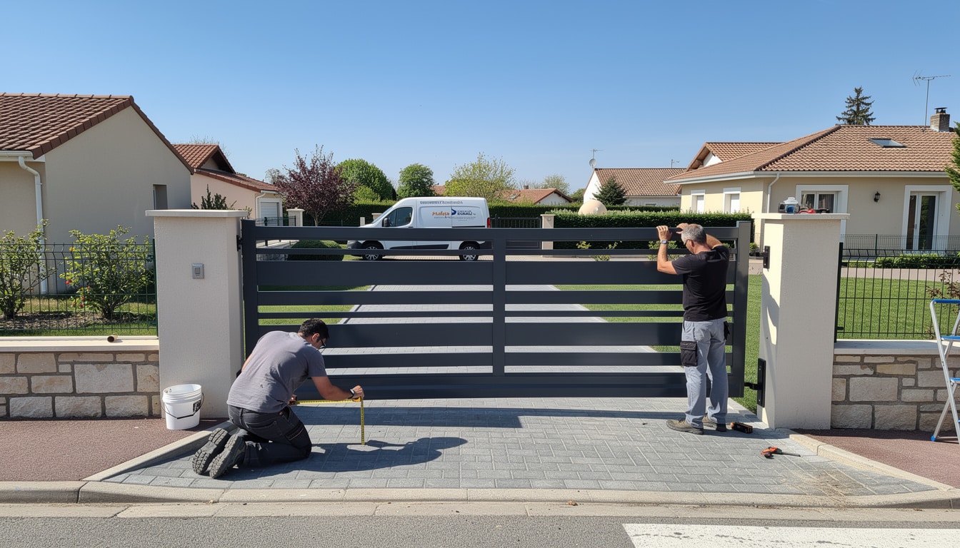 obtenez un devis personnalisé pour la pose de portail battant ou coulissant à feyzin. comparez les prix et choisissez la solution adaptée à votre entrée.