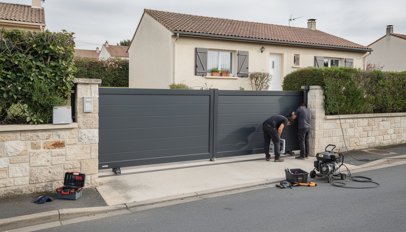 obtenez un devis personnalisé pour un portail battant ou coulissant à pierre-bénite. solutions sur mesure, conseils experts et tarifs compétitifs pour sécuriser et embellir votre entrée.