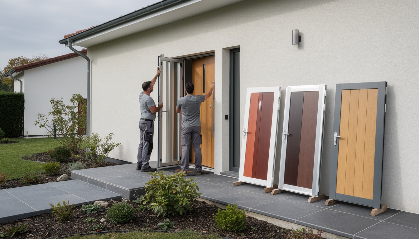 obtenez un devis personnalisé pour votre porte d’entrée en bois, alu ou pvc à craponne. comparez les prix et choisissez la meilleure option adaptée à vos besoins.